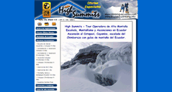 Desktop Screenshot of climbing-ecuador.com